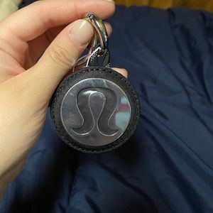 Lululemon Logo Bag Charm and Keychain